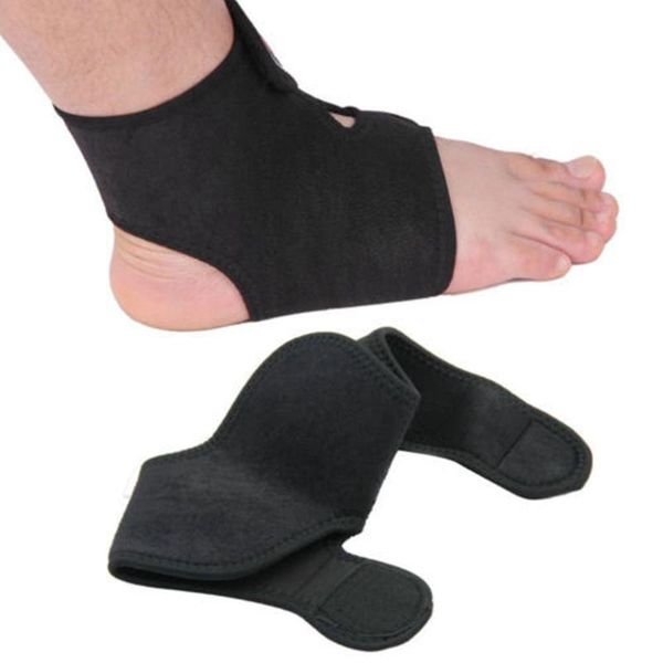 

1pcs ankle support safety gym running protection foot bandage guard sport fitness elastic ankle brace band, Blue;black
