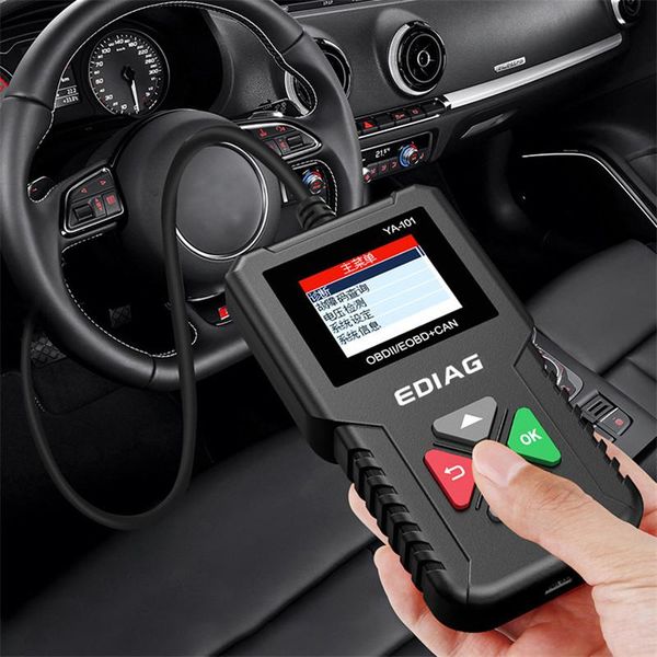 

code readers & scan tools car scanner ya-101obd2 12v automotive check engine error reader diagnostic tool fault reading card diagnostics