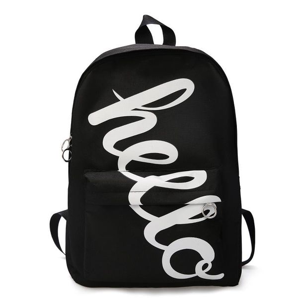

backpack winter outdoor leisure large letters edition backpacl fashion bag student