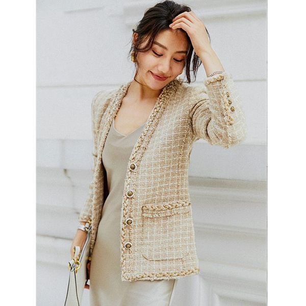 

women's jackets jacket women elegant style 88% polyester blended weave fabric long sleeves classic design ladies coat fashion, Black;brown