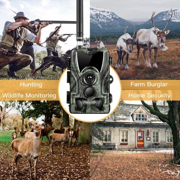 

hunting cameras trail camera hc801m 2g sms mms po traps wild game ghost deer feed hunt chasse scout infrared camera1