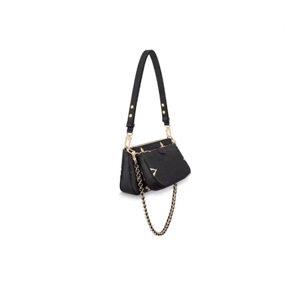 

Classic Favorite Multi Pochette Accessories Designer Bags L Flower Pattern PU Leather Style Ladies Purses Shoulder Crossbody Bag Handbag 5A+