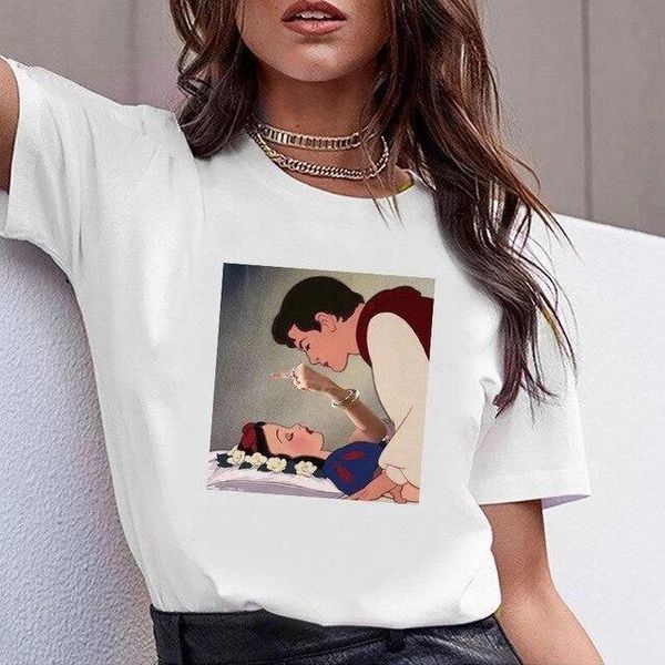 

funny women vogue princess t shirt girls 90s tshirt harajuku ulzzang print graphic summer t-shirt tee,drop ship, White