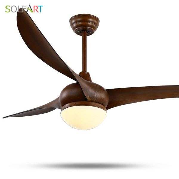 

solfart ceiling fan simple restaurant ceiling fan lighting modern wood with light with remote control slf8810