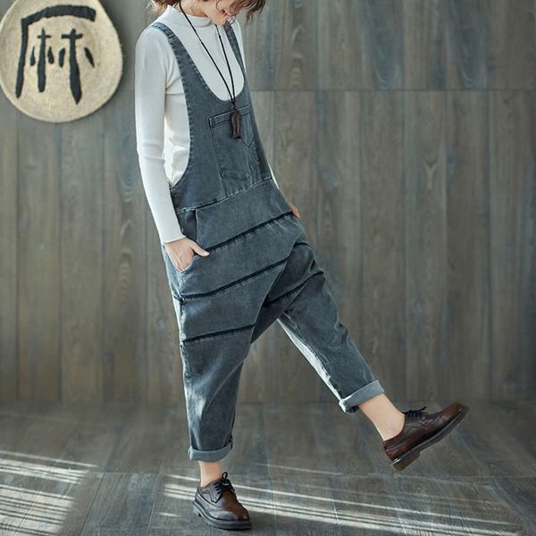 

shirt with water women's strap pants simple large crotch, Blue