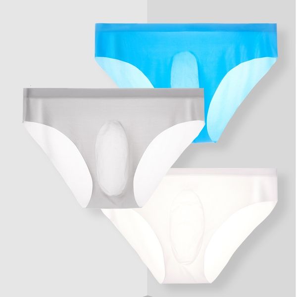 

men short one piece 3d panties transparent location tail slips needless ice sitting under breathing underwearsalable, Black;white