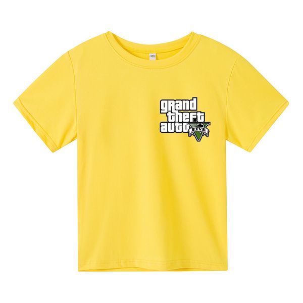 

2020 grand theft auto game gta 5 boy summer t shirts cool gta5 girl tshirt colorful print t-shirt tee shirt funny clothing, Blue