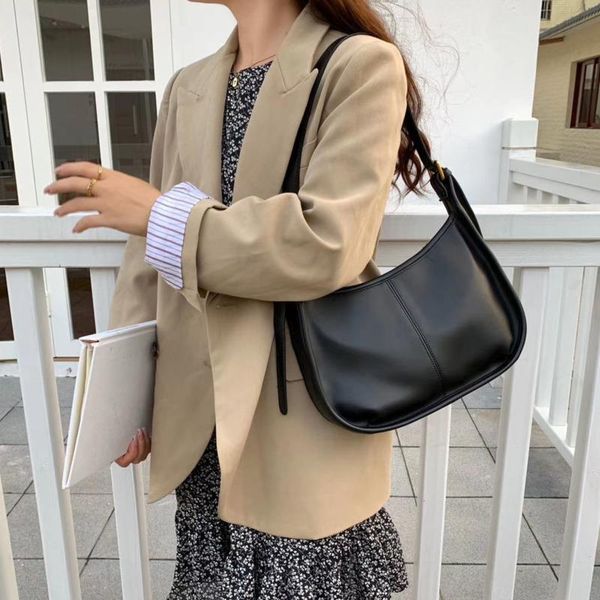 

shoulder bags [bxx] simple style solid color pu leather for women 2021 summer handbags and purses female travel totes 18a1414