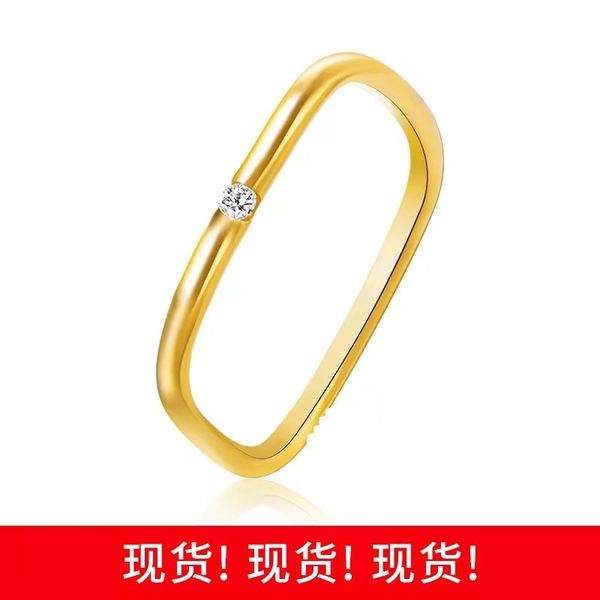 

zhou family's same titanium steel small square ring for fire lovers, Black