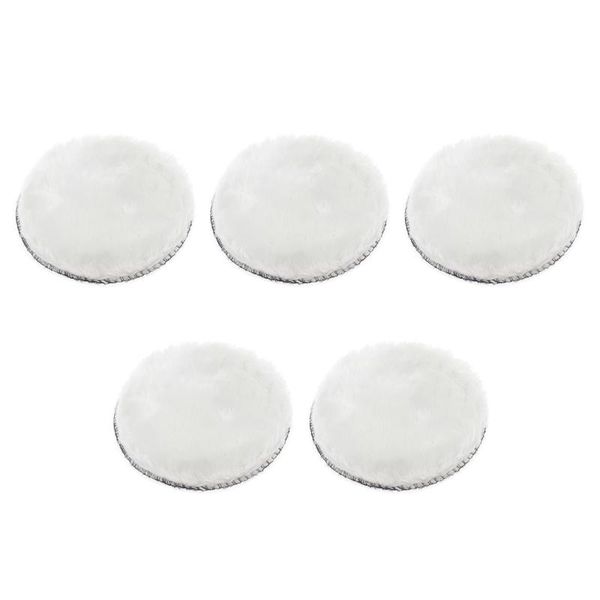 

care products 3.9inch car polishing disc 5pcs/set self-adhesive buffing waxing sponge wool wheel pad for polisher drill adapter