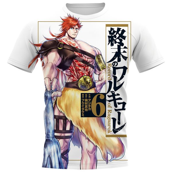 

cloocl 3d printed men t-shirts record of ragnarok diy mens personalized casual clothes slim short street style sleeve shirts teens outfits, White;black