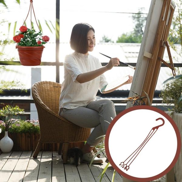 

hooks & rails 50pcs hanging flower plant holders pots for garden