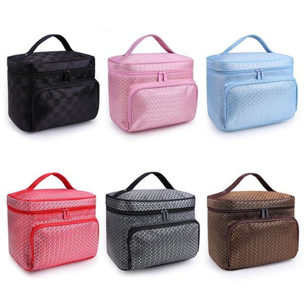 

cosmetic bags & cases women makeup bag multifunctional make up waterproof professional toiletry kit wash necessaire travel organizer