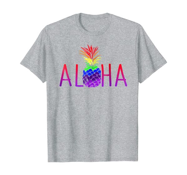

hawaiian pineapple shirts - aloha hawaii pineapple print tee, White;black