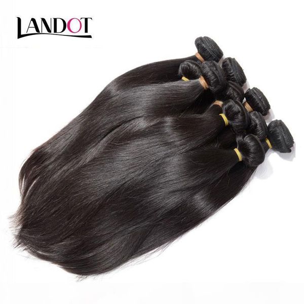 

wholesale 10a brazilian straight hair 1 kg lot unprocessed indian malaysian peruvian human hair weaves can bleach can dye natural color, Black