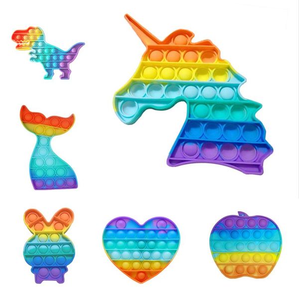 

party favor mini push it bubble sensory toy autism needs squishy stress reliever toys child anti-stress -it gifts