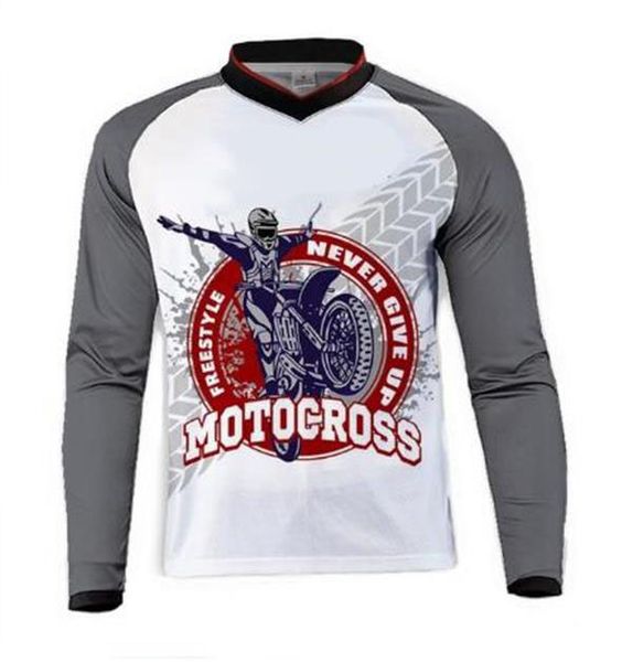 

motorcycle jersey long-sleeved motorcycle off-road speed surrender mountain bike outdoor sports long t-shirt polyester quick-drying can be c