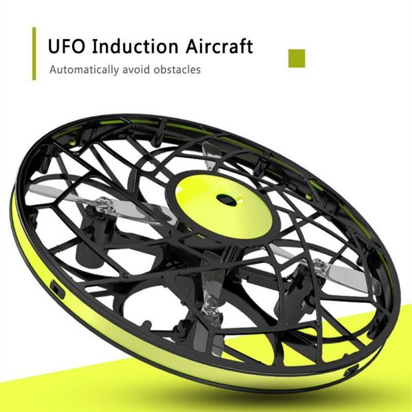 

mini helicopter ufo rc drone infraed hand sensing aircraft electronic model quadcopter flayaball small drohne toys for children