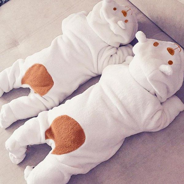 

newborn baby romper 2021 autumn winter warm fleece infant boy girls jumpsuit pajamas clothes baby girl clothes, Blue