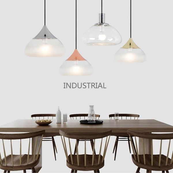 

pendant lamps nordic glass chandelier creative personality art simple restaurant modern minimalist kitchen bar color