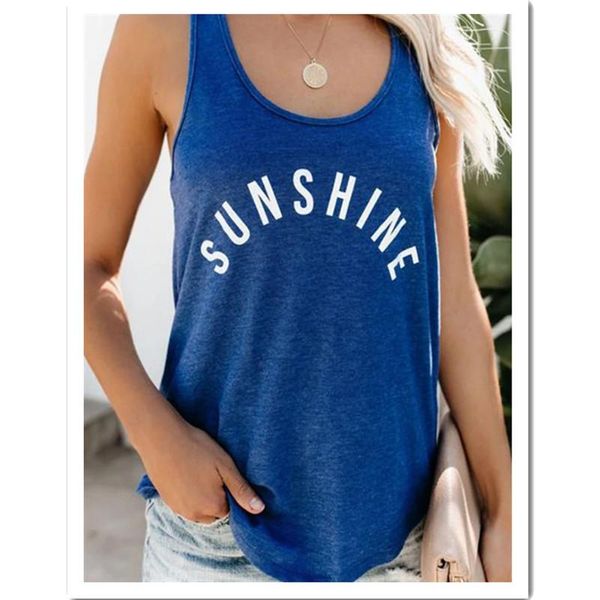 

women's t-shirt women vest letter t shirt female tees tshirt sleeveless o neck ladies casual loose summer clothing, White