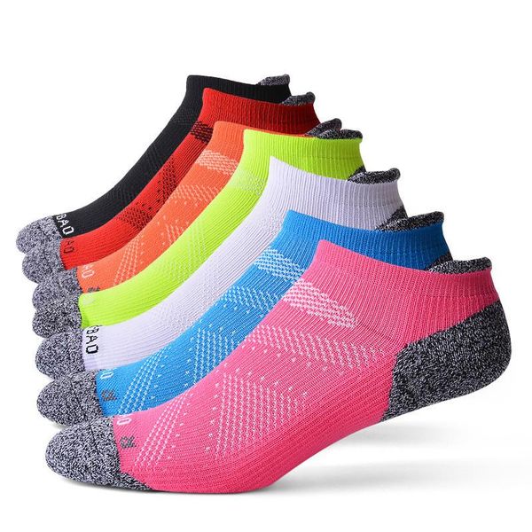 

sports socks running marathon quick dry blister prevention trail outdoor ankle sock men women hiking athletic short, Black