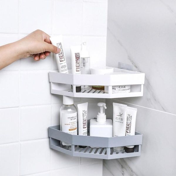 

bathroom storage & organization hobbylane triangular nail-wall mounted rack 27x18.5x6cm
