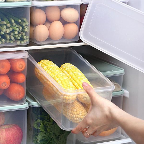 

storage bottles & jars transparent plastic refrigerator food containers kitchen separate er seal bin for vegetable fruit fresh box