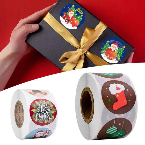 

gift wrap 500pcs merry christmas handmade sticker card box package santa thank you label sealing stickers wedding party supplies