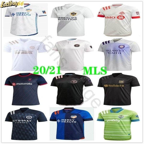 

20 21 mls inter miami soccer jersey los angeles galaxy fc toronto atlanta united cincinnati seattle new york city man football shirt, Black;yellow