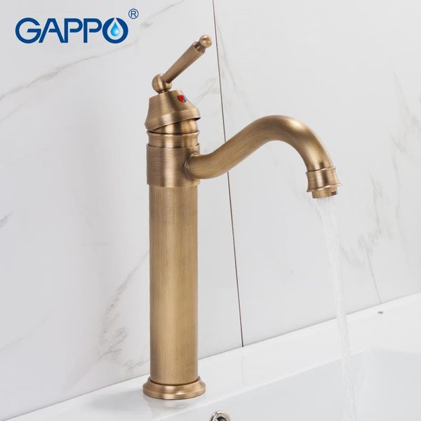 

bathroom sink faucets gappo basin antique brass faucet mixers taps deck mounted water armatur cold