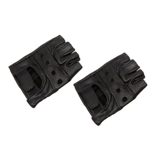 

cycling gloves fashion men women gym fitness workout weightlifting half finger anti-skid wrap ridding, Black