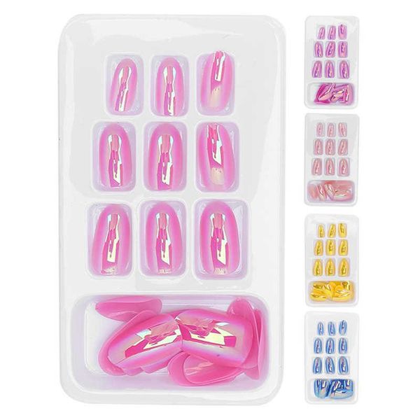 

false nails artificial abs designed fashion widely use beautiful gift for nail salon masked ball party wedding, Red;gold