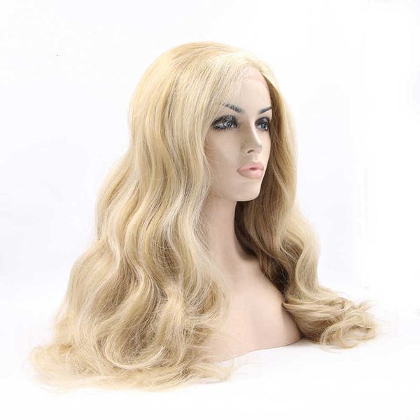 

hand hook lace wig body waves, Black;brown