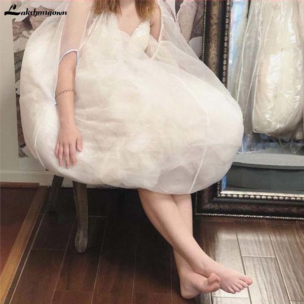 

2021 gather skirt slip new bridal wedding buddy petticoat underskirt save you from toilet water job5, White