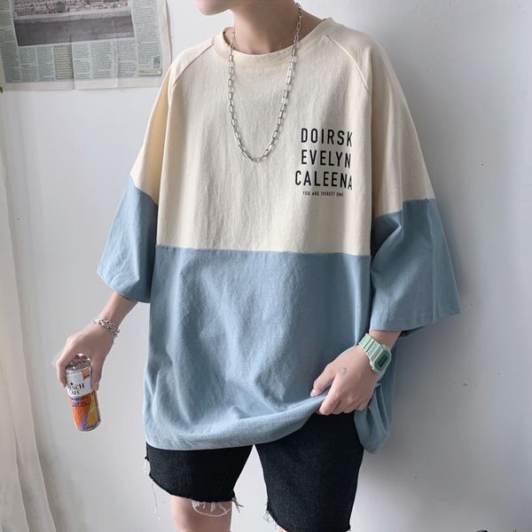 

t-shirt 2021 men's summer and new autumn size m-5xl sewing long sleeves male clothes shm1, White;black