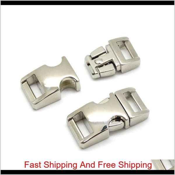 

10pcs/lot 3/8"(10mm) 4 color metal paracord buckle side release buckle small dog collar clips paracord sha qylqcr five2010