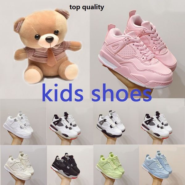 

shoe 4s white sail union guava ice noir neon black cat jumpman 4 basketball shoes metallic green trainers men women kid sport sneakers size