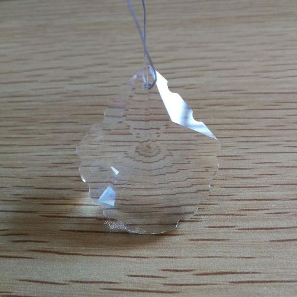 

38mm ornament crystal prism chandelier crystal prism river mussel pendant for parts