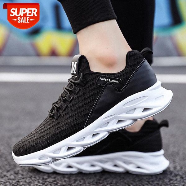 

men's shoes summer korean trend sports casual blue breathable flying mesh running #up1s