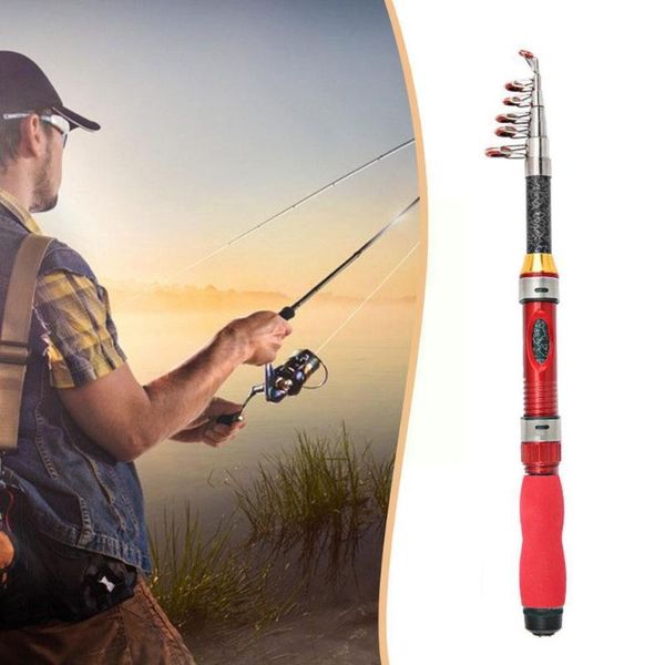 

boat fishing rods 1m-2.1m mini rod carp feeder hard frp carbon pole fiber o9y1