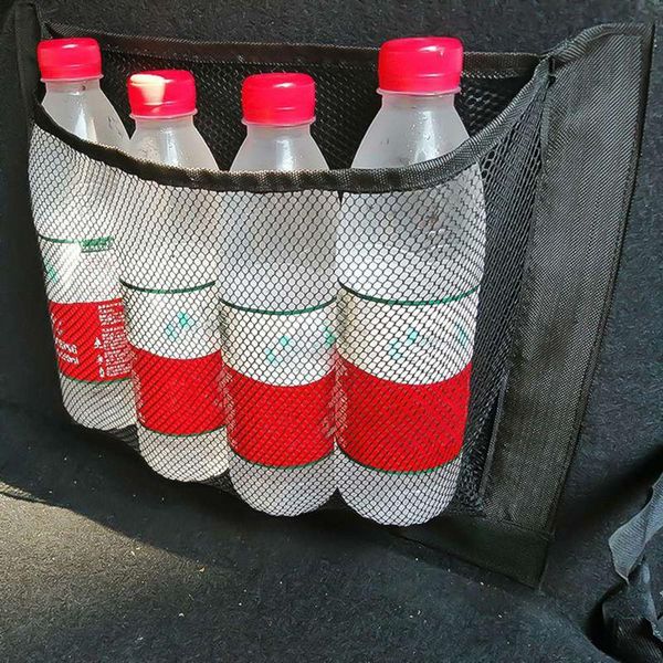 

car organizer seat trunk net nylon storage mesh magic stick universal suv auto cargo cars interior travel pocket