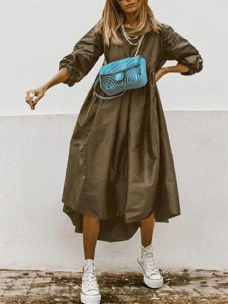 

ebya women's medium sleeve s loose large, Black;gray