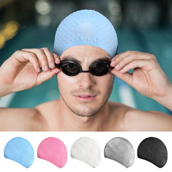 

swimming caps adults swim cap silicone men women for long hair short