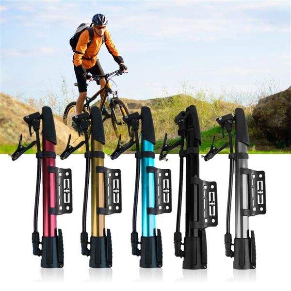 

bike pumps mini bicycle inflator tire pump portable aluminum alloy mountain road cycling tyre hand pressure part air
