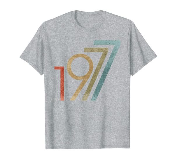 

vintage 1977 - retro 40th t shirt gift 40 yrs years old, White;black