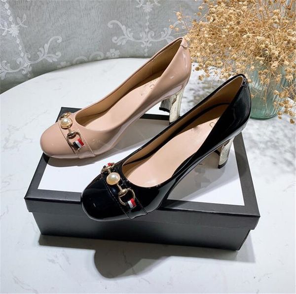 Scarpe eleganti da donna classiche moda marchio di buona qualità Scarpe tacco alto in pelle Scarpe da sposa femminili Sandali firmati Donna Comode scarpe casual da festa pompe G90820