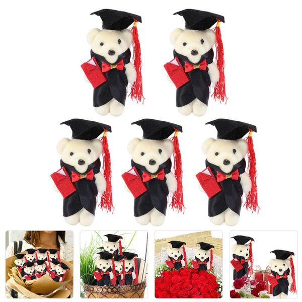 

gift wrap 8pcs graduation bear dolls flower bouquet decorations ceremony