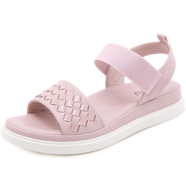 

women sandals summer female shoes flat bottom wedge breathable ladies slip-on casual sport sandals ladies sandalias zy883, Black