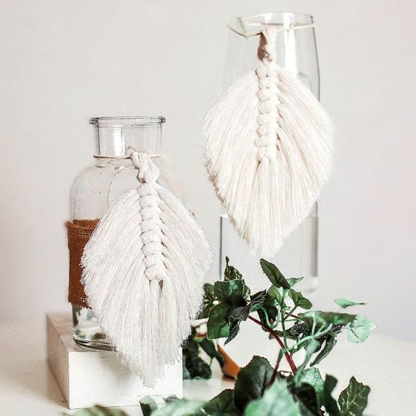 

decorative objects & figurines 2 pcs of bohemian hand-woven cotton rope dream catcher thickened home bedroom living room door wall hanging d